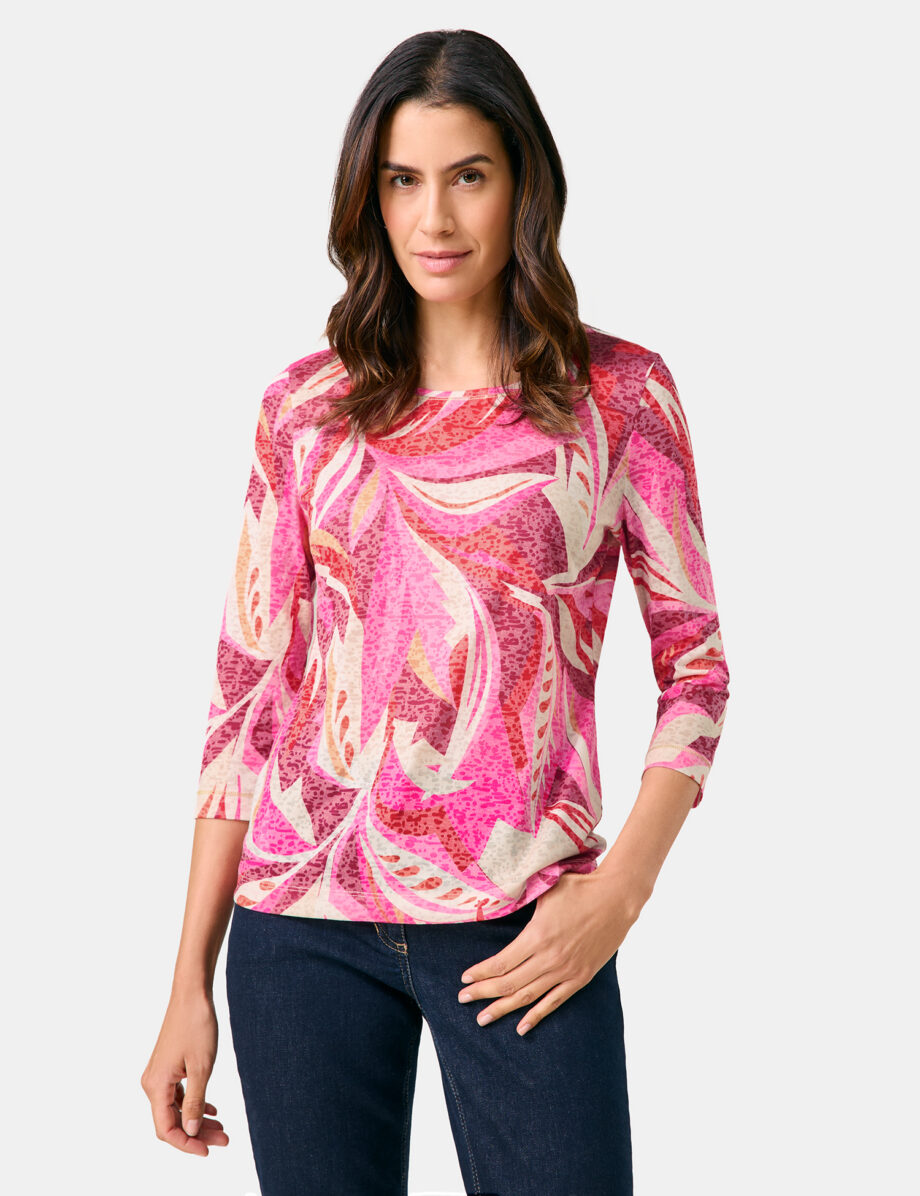 GERRY WEBER
        
          3/4 Arm Shirt in Ausbrenner-Qualität