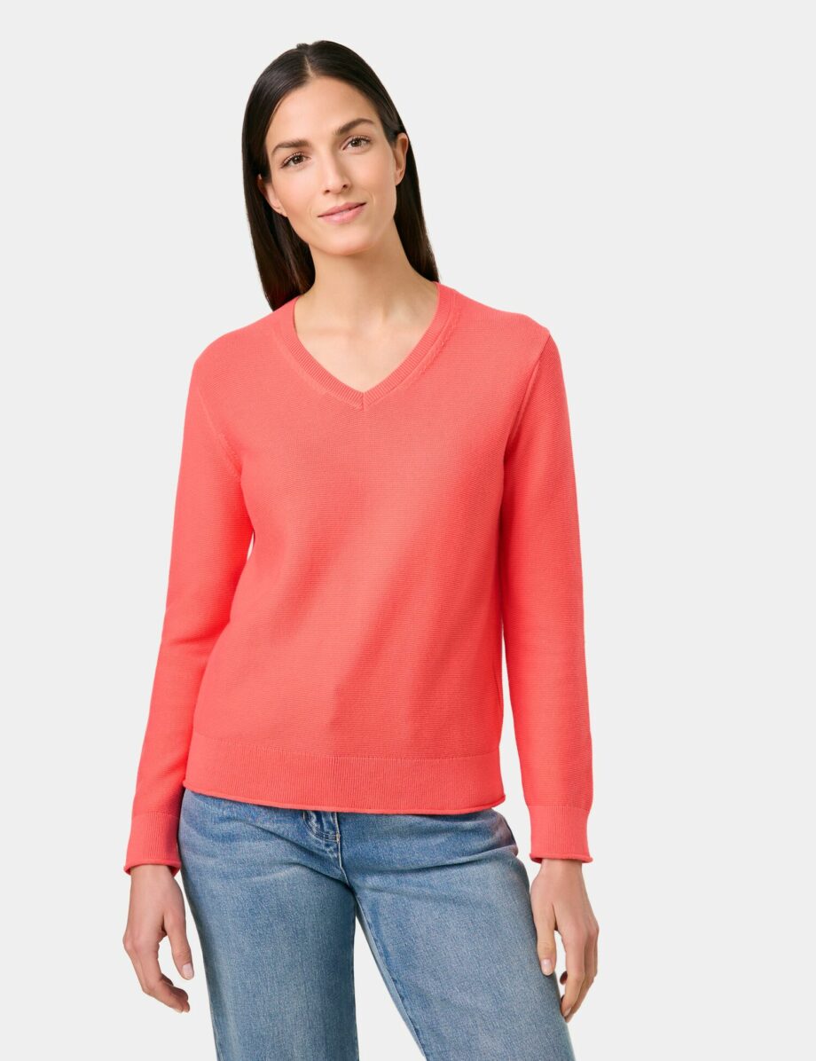 GERRY WEBER Pullover aus reiner Baumwolle