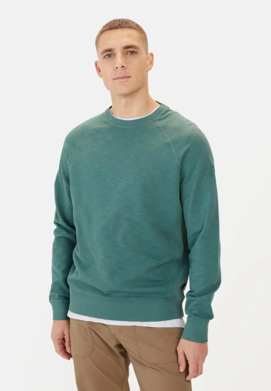 Camel active Sweatshirt aus reiner Baumwolle