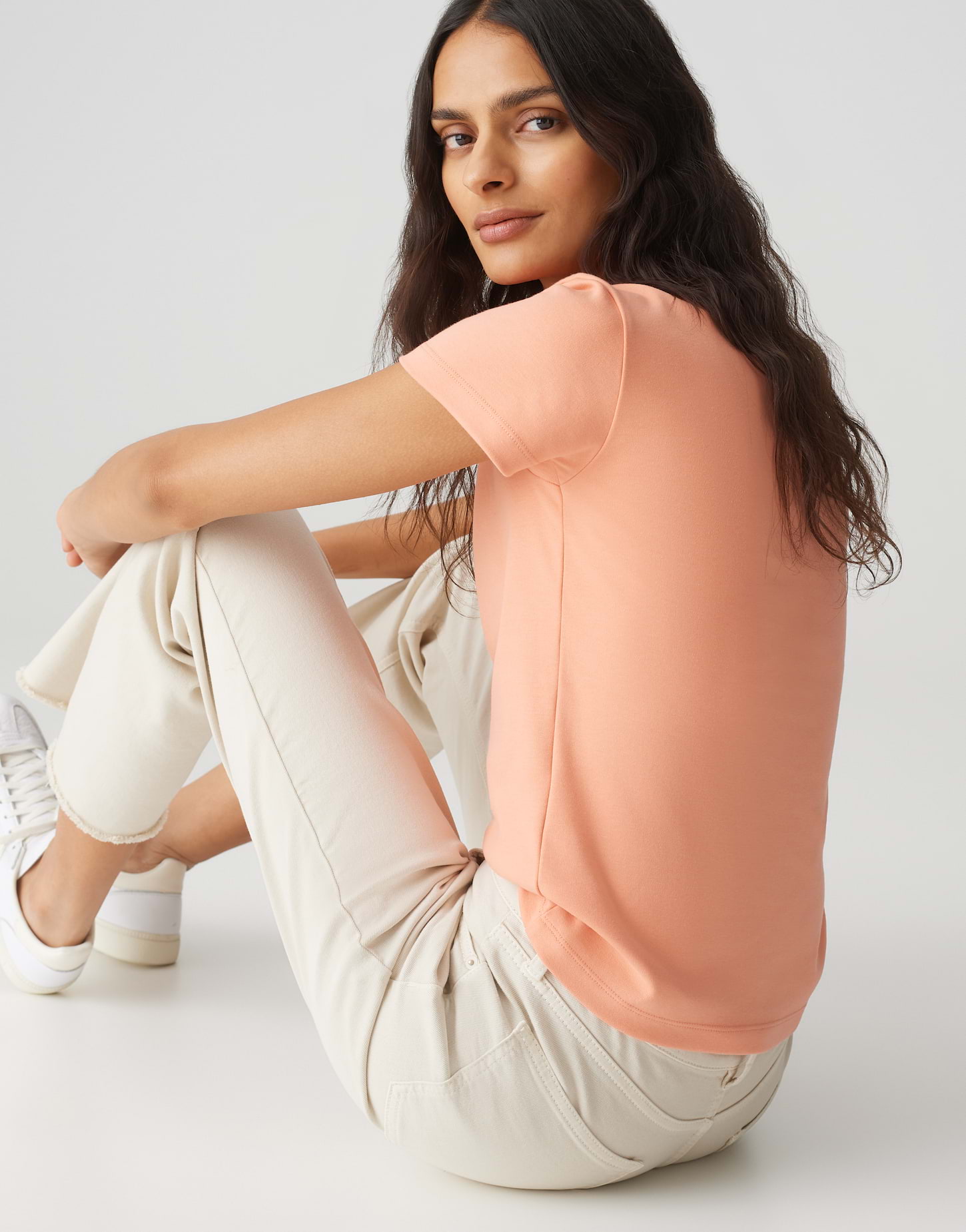 OPUS SAMUN T-Shirt Slim aus BCI Cotton Mix