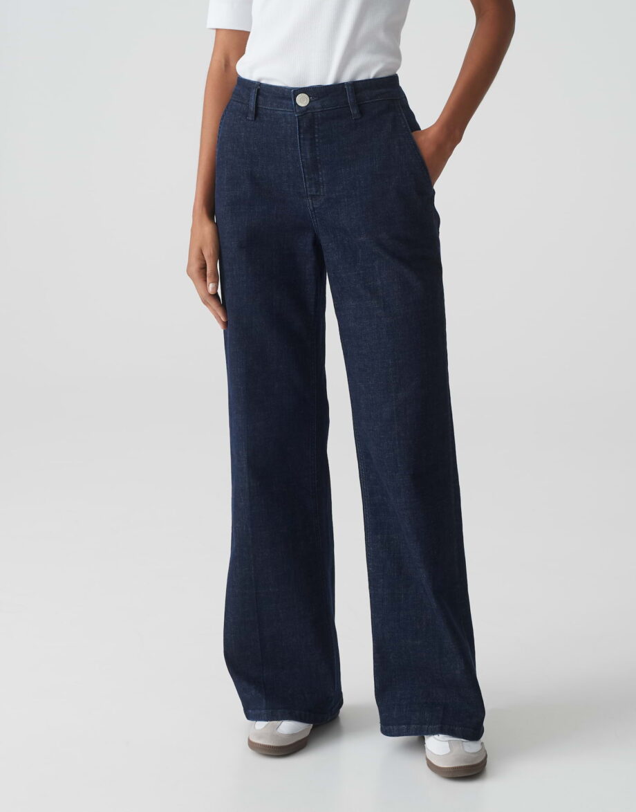 OPUS Extra Wide Leg Jeans MIVA PALAZZO DYNAMIC aus Baumwoll Mix