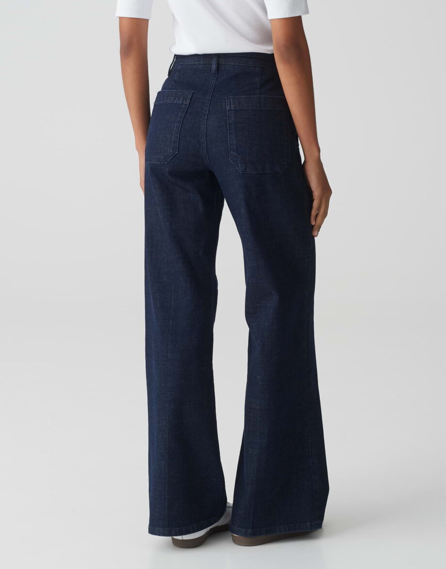 OPUS Extra Wide Leg Jeans MIVA PALAZZO DYNAMIC aus Baumwoll Mix