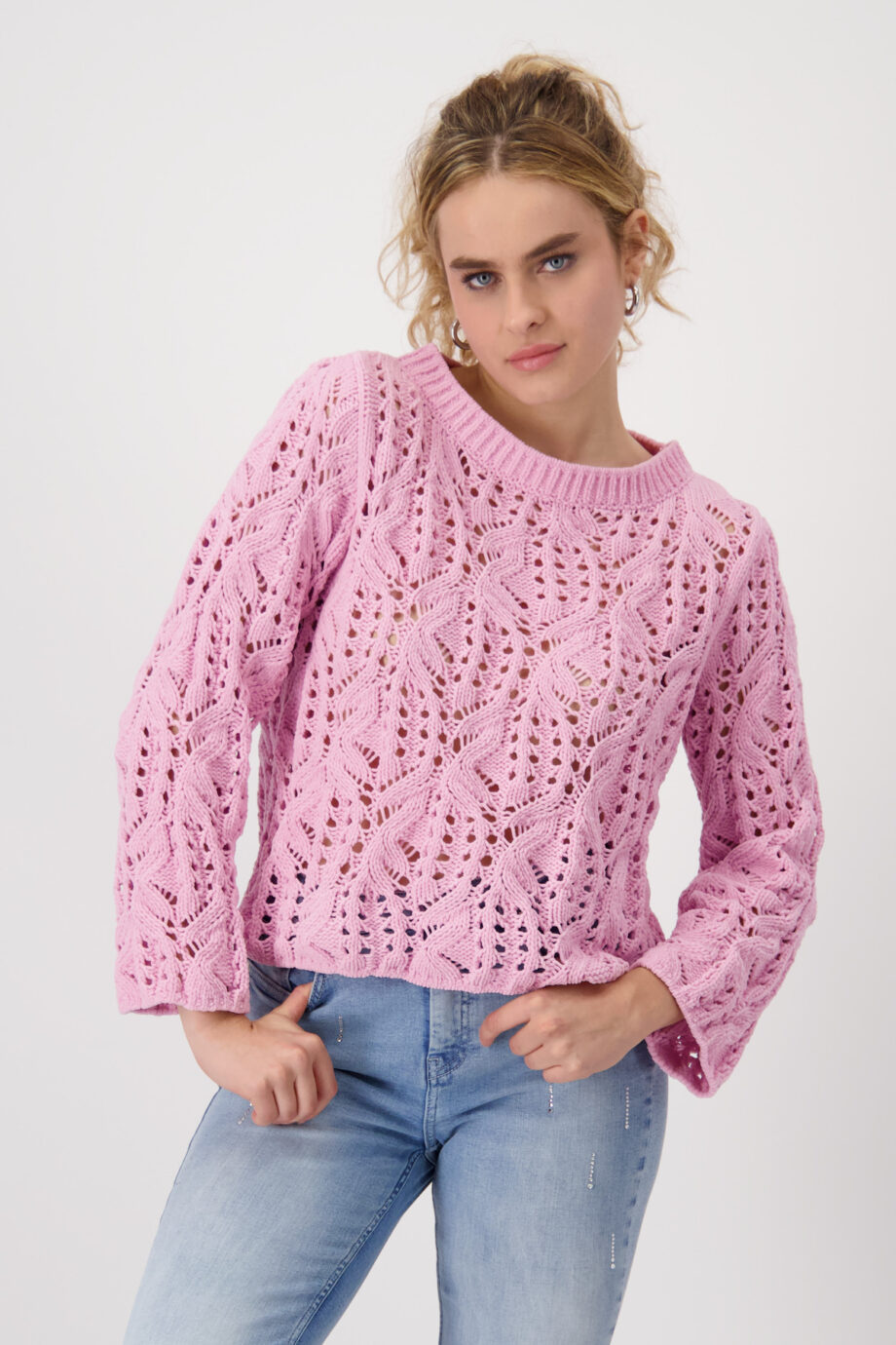 Monari Chenille Pullover, bubblegum