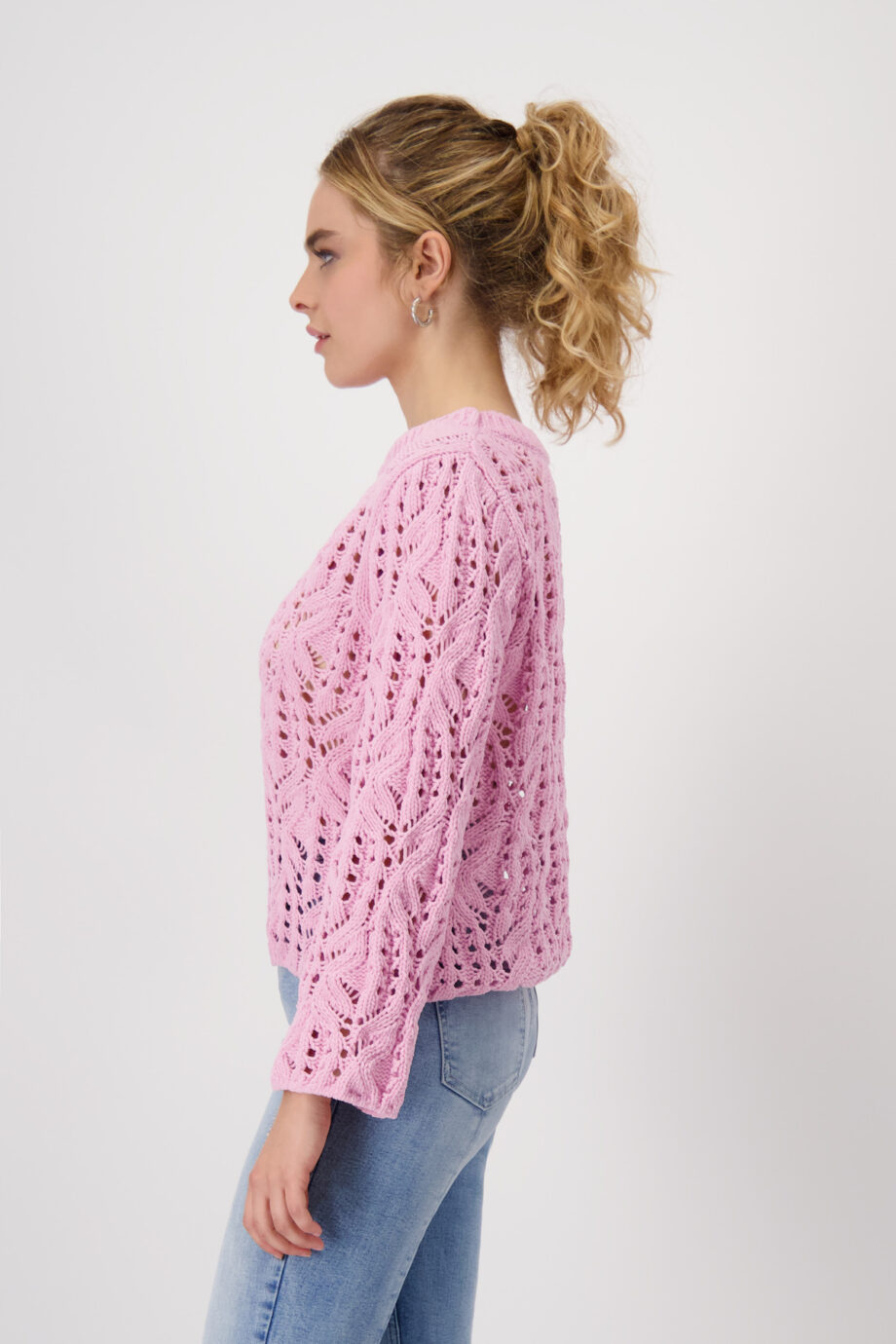 Monari Chenille Pullover, bubblegum