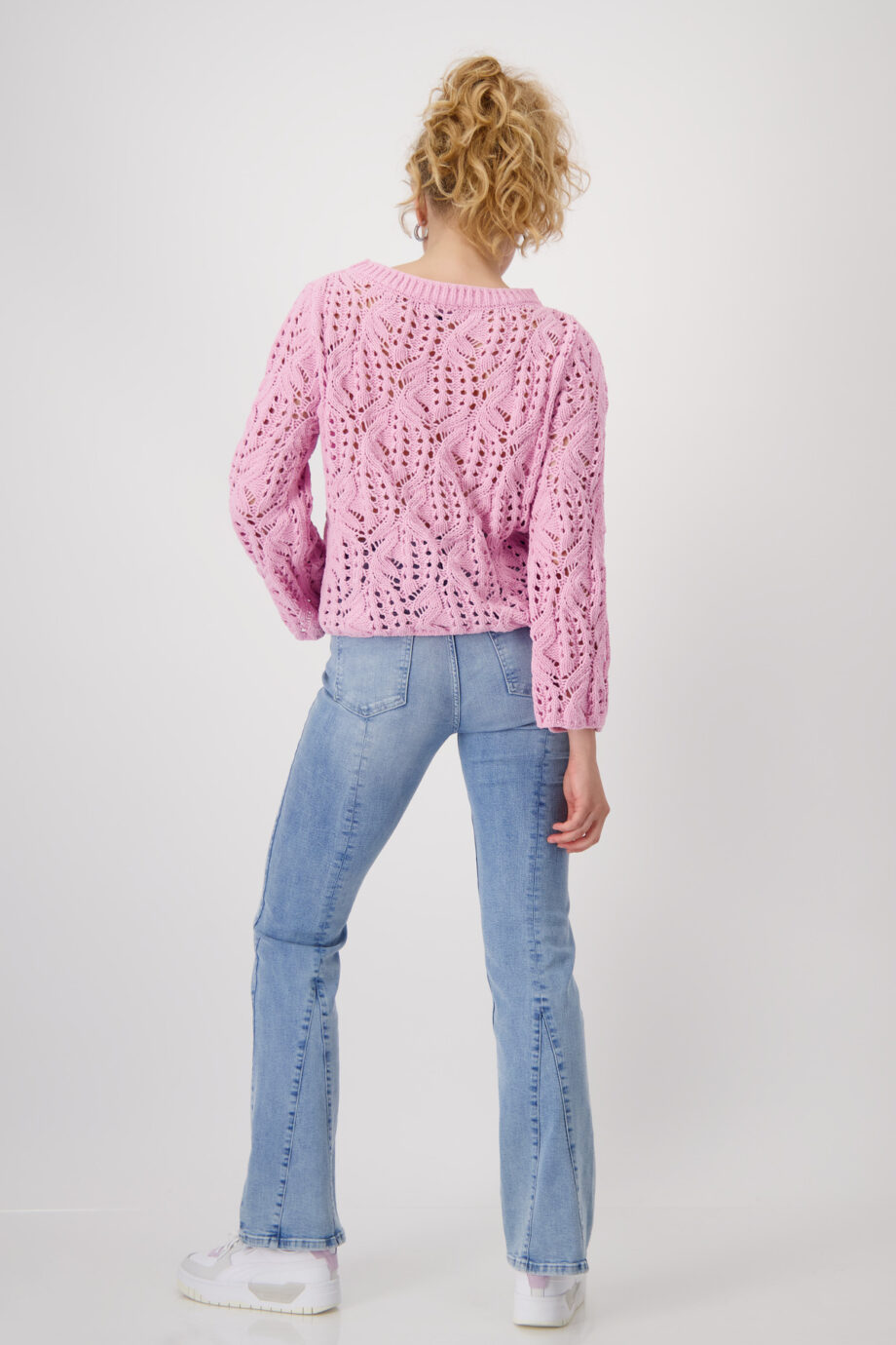 Monari Chenille Pullover, bubblegum