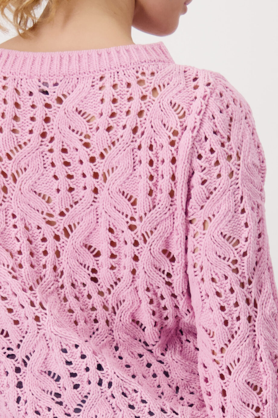 Monari Chenille Pullover, bubblegum