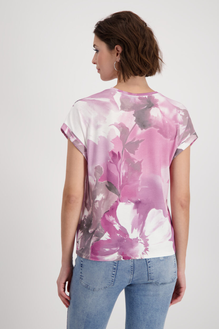 Monari T-Shirt, blossom gemustert