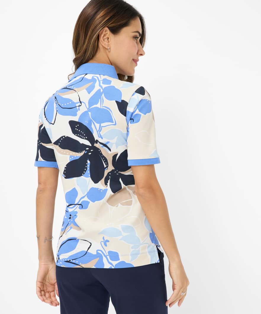 BRAX Piqué: Poloshirt im Baumwoll-Mix Style Cleo