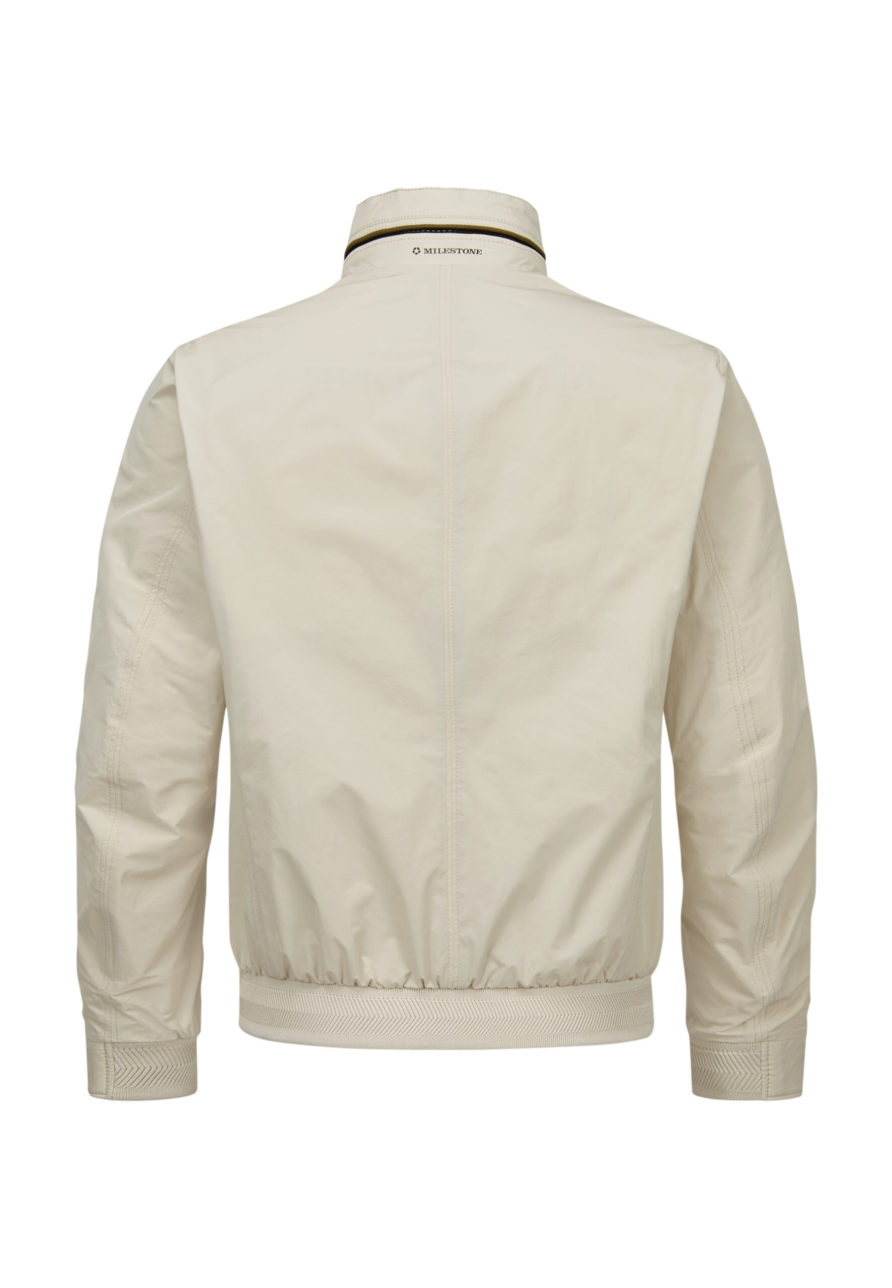 MILESTONE Blouson MSCorby, Mikrofaser wasserabweisend, wollweiß