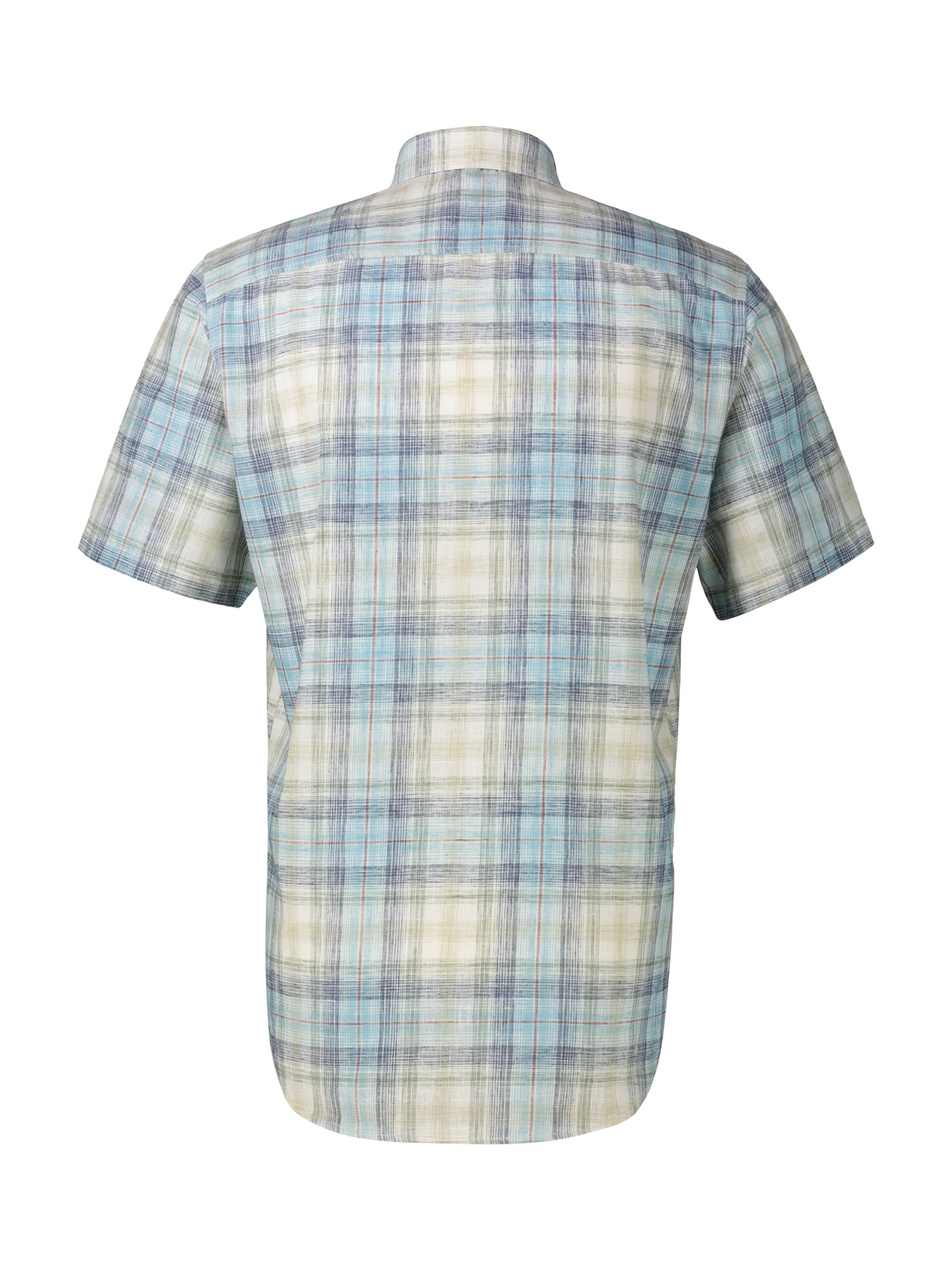 LERROS Karohemd aus sommerlichem Strukturgewebe