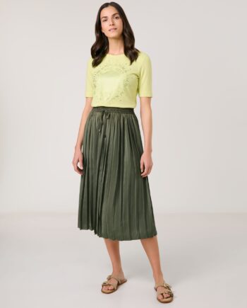 GERRY WEBER Collection Plisseerock mit Dehnbund