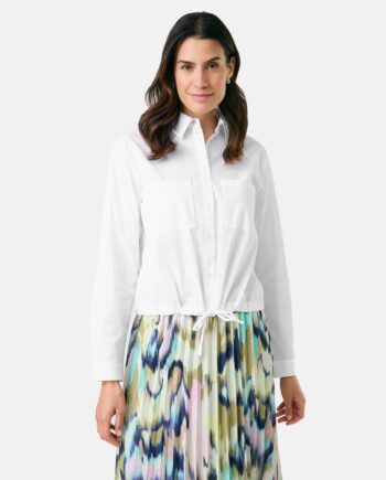 GERRY WEBER Collection Hemdbluse mit Tunnelzug am Saum