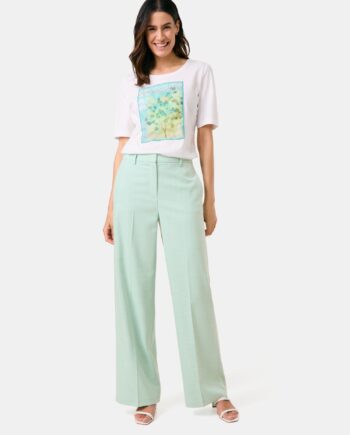 GERRY WEBER Collection Softe Stoffhose mit weitem Bein