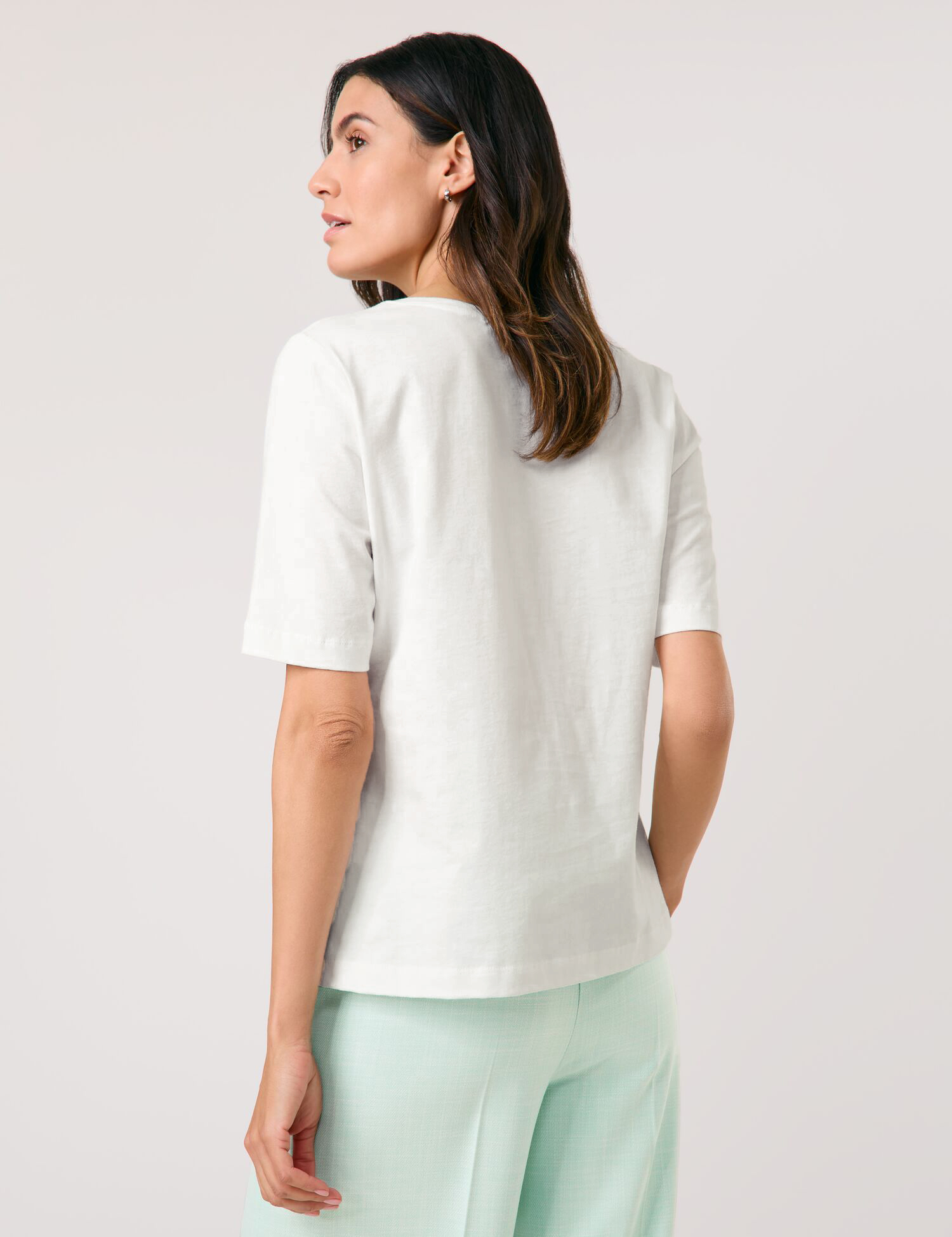 GERRY WEBER Collection Halbarmshirt mit Frontprint aus Chiffon