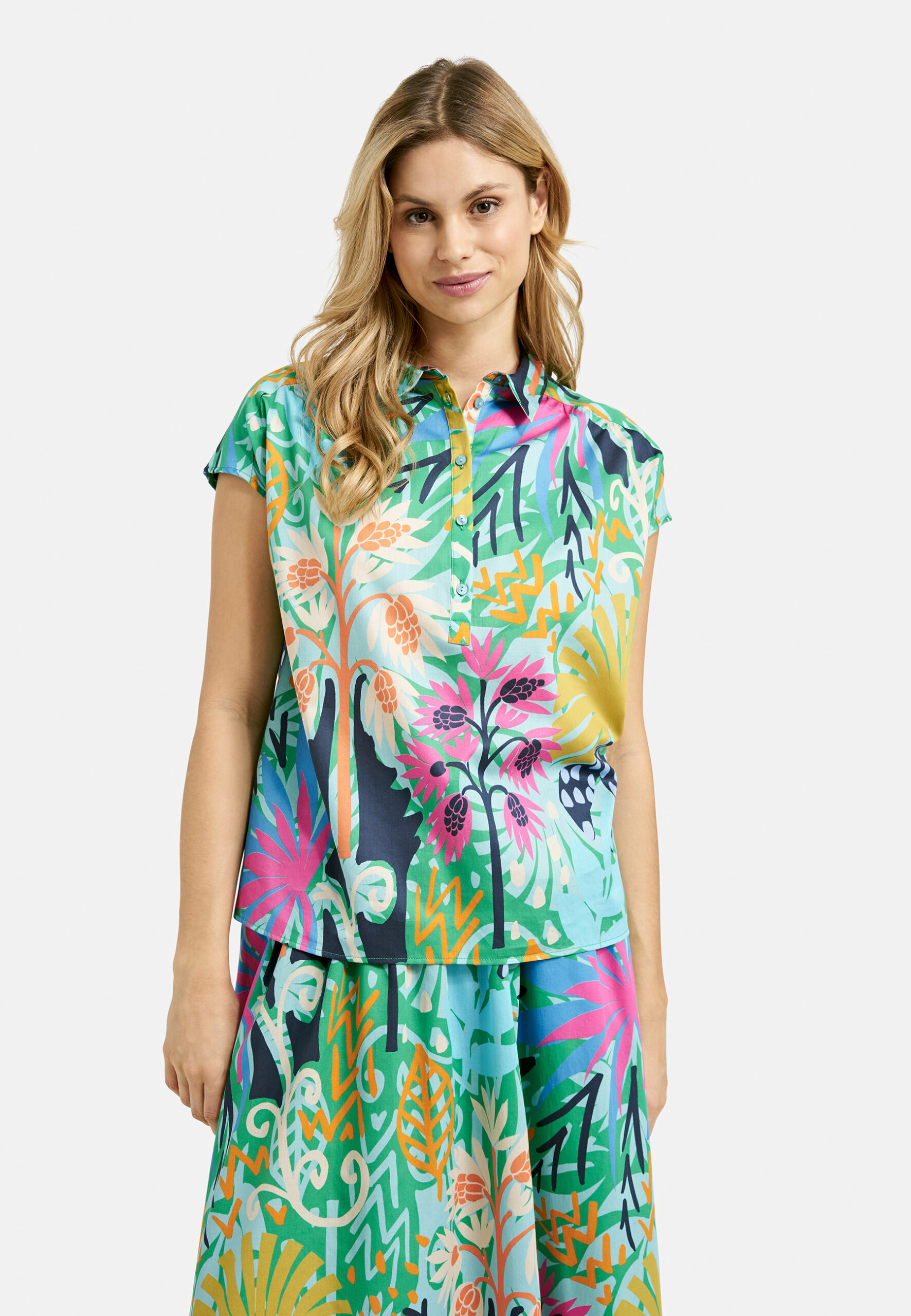 MILANO ITALY Damen Bluse, grün