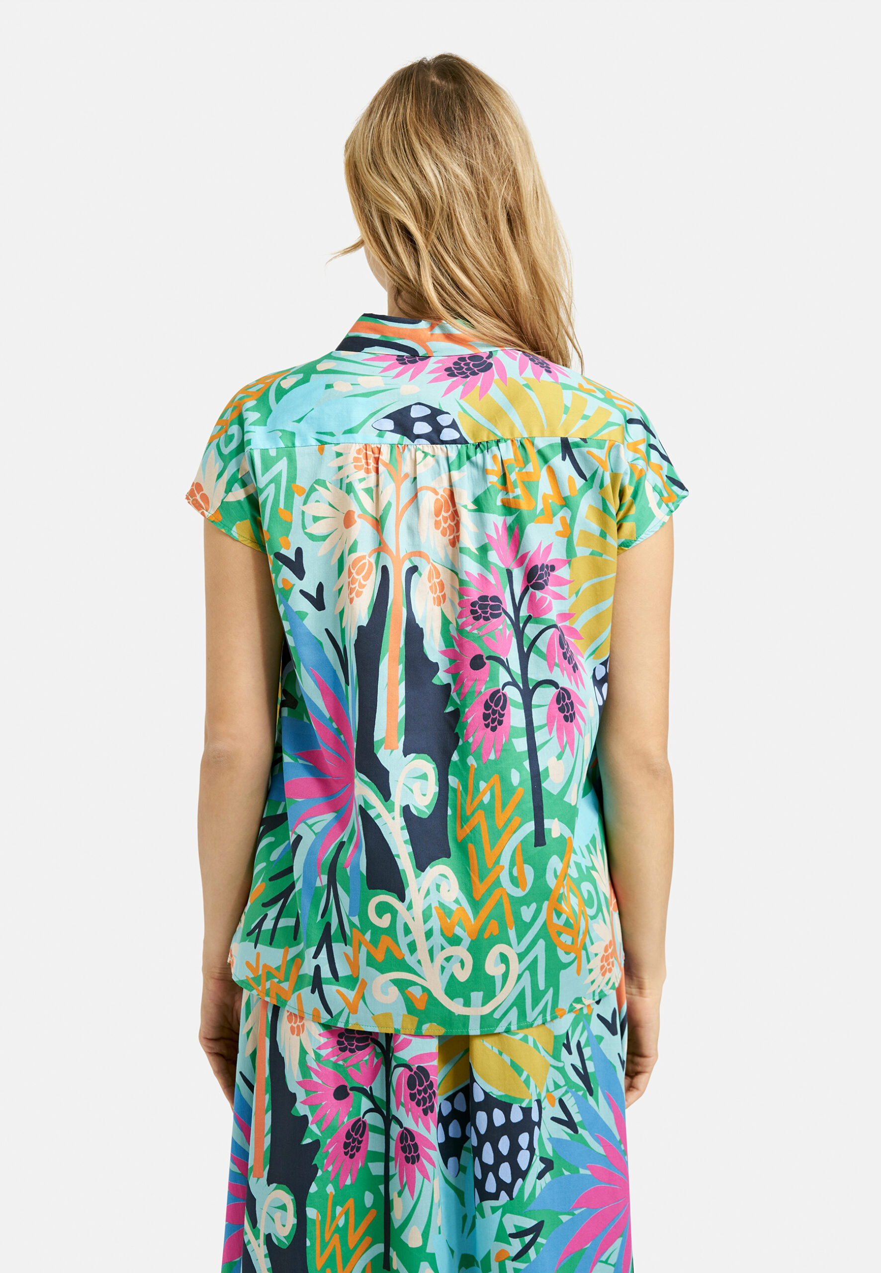 MILANO ITALY Damen Bluse, grün