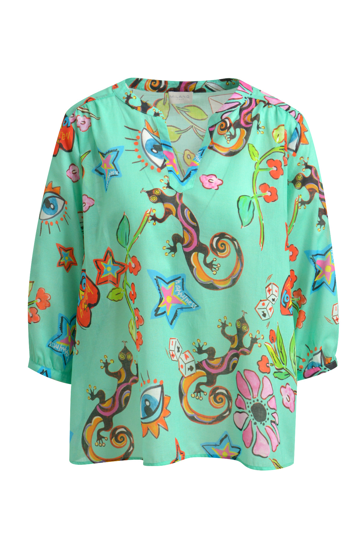 MILANO ITALY Damen Bluse, mint