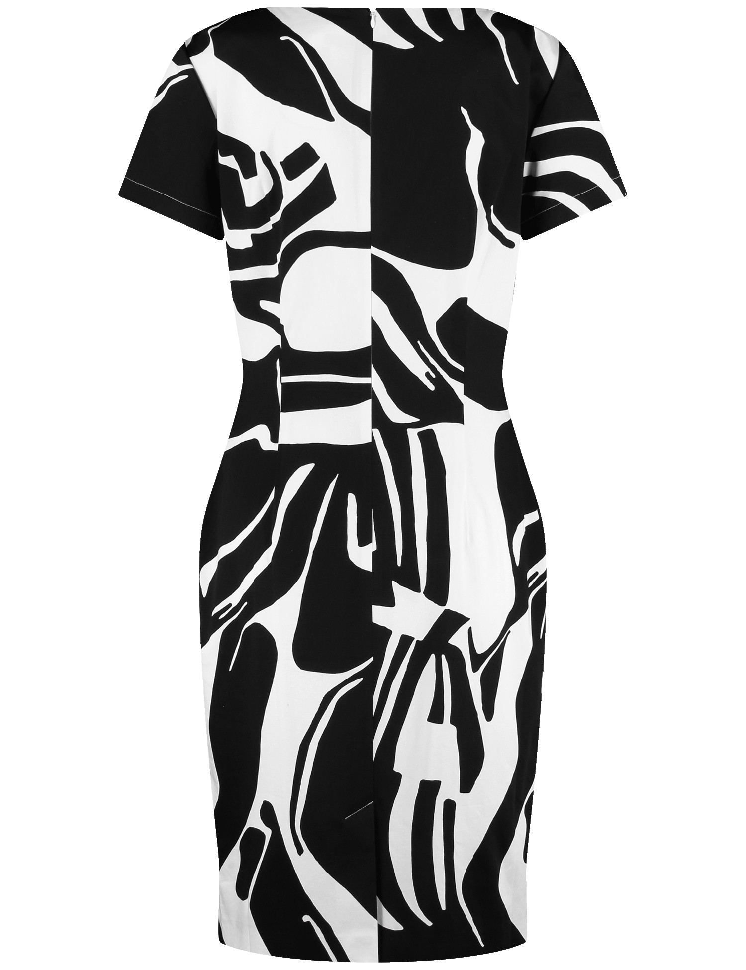 GERRY WEBER Gemustertes Etuikleid mit Stretchkomfort