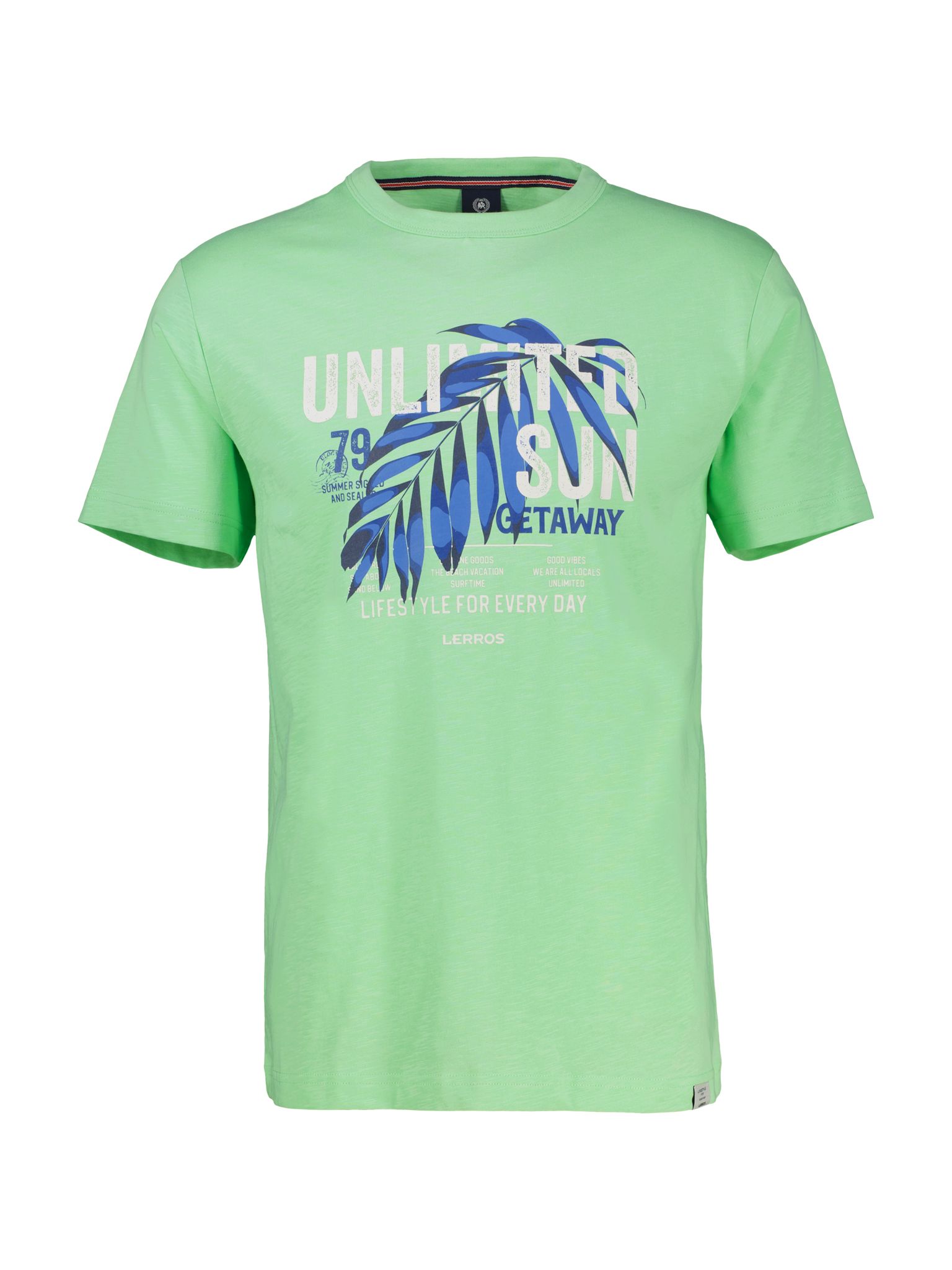 LERROS Herren T-Shirt mit Brustprint