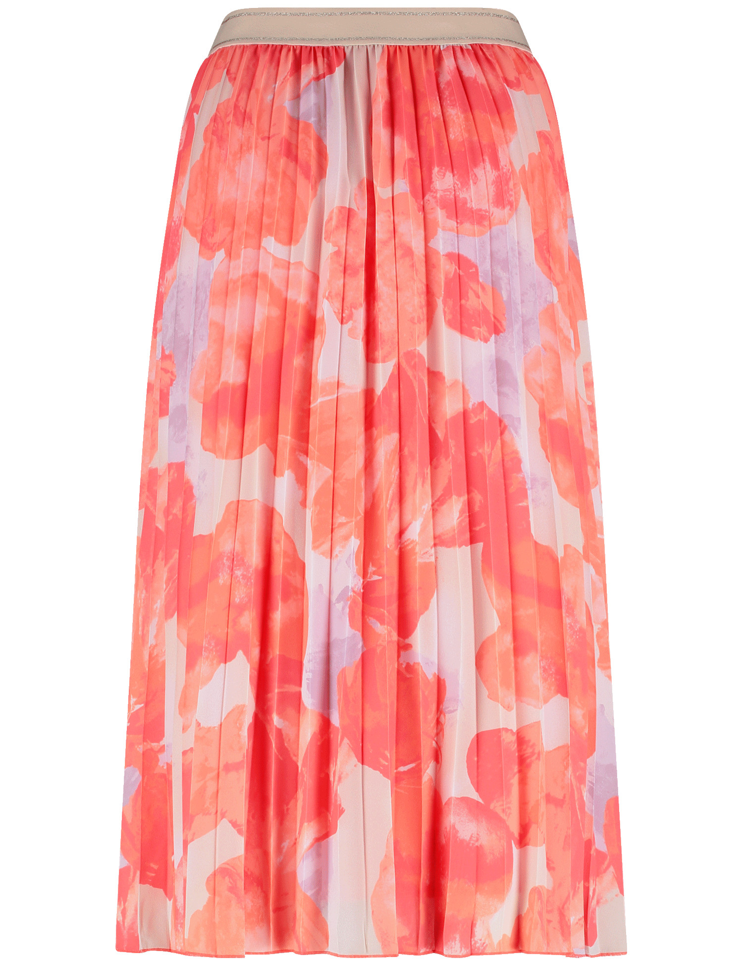 GERRY WEBER Fließender Plisseerock mit Dehnbund