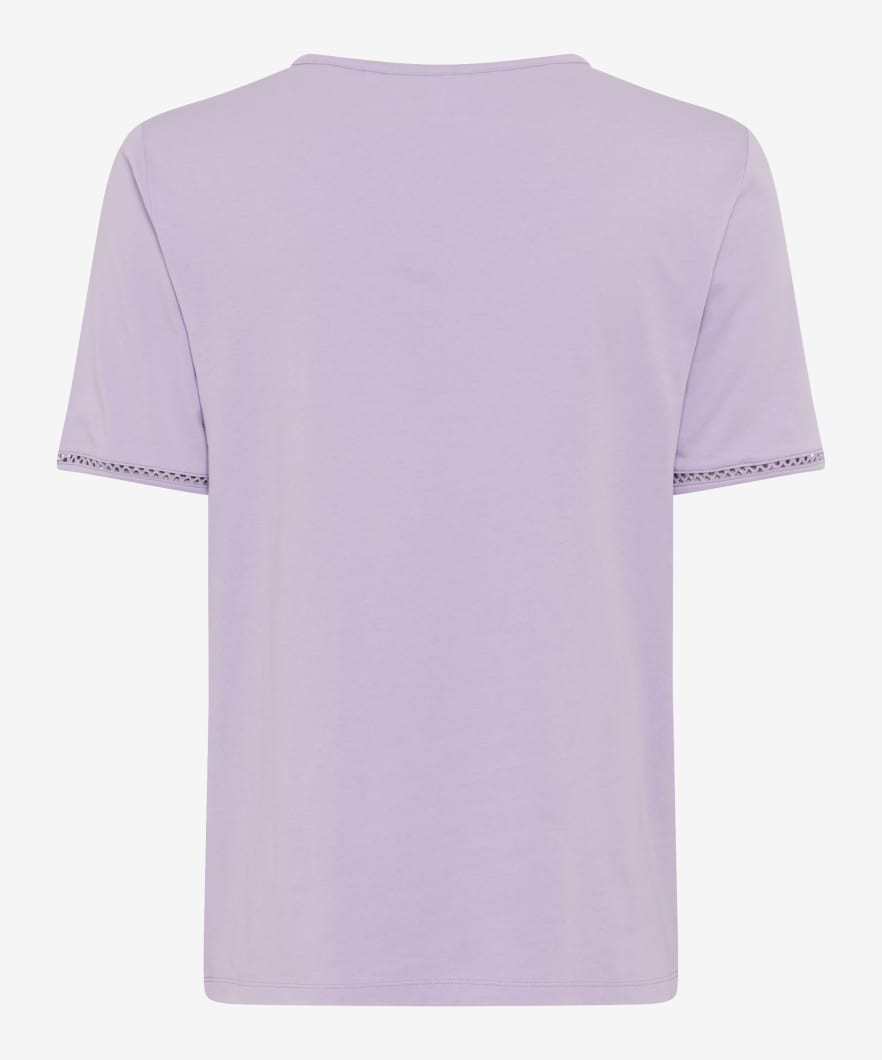 BRAX women Single Jersey T-Shirt im Baumwoll-Mix Style Carina