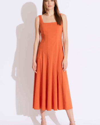 FOX´S Midi-Kleid MYASHI mit Karree-Ausschnitt