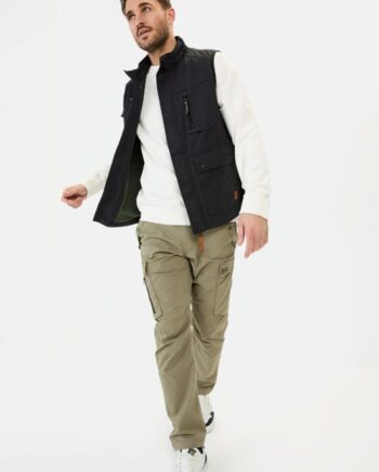 Camel active Outdoor-Weste mit Stehkragen