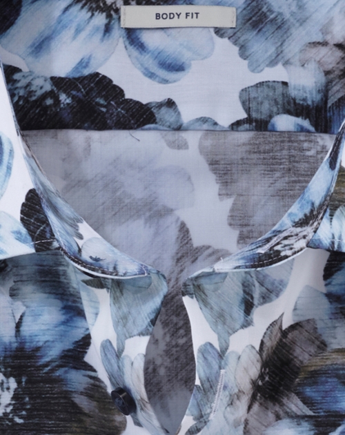 OLYMP Level Five Businesshemd, body fit, New York Kent, Bleu