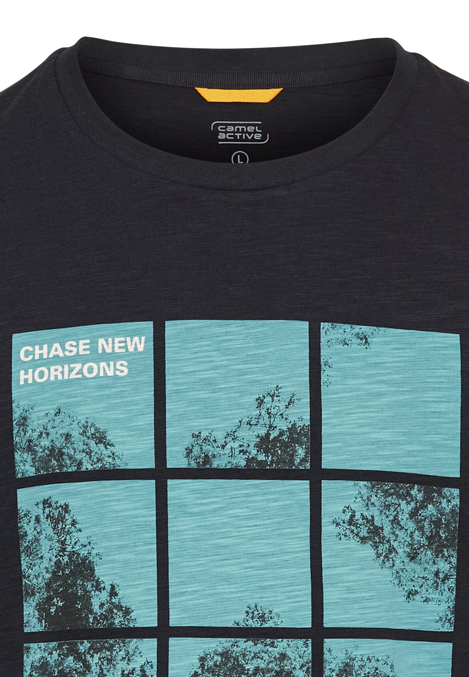 Camel active T-Shirt mit Print aus Organic Cotton