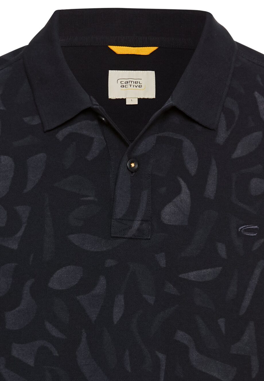 Camel active Kurzarm Poloshirt aus reiner Baumwolle