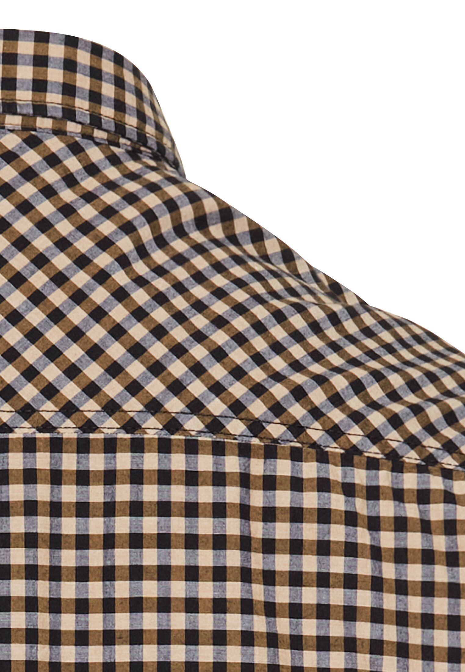 Camel active Kariertes Kurzarmhemd aus Baumwolle