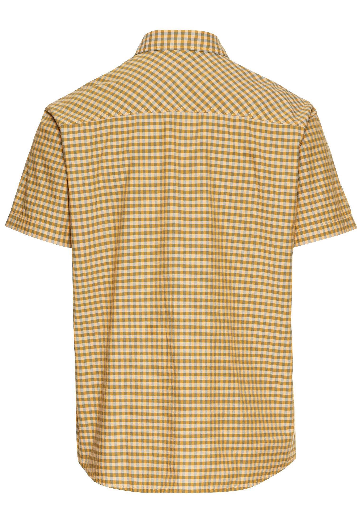 Camel active Kariertes Kurzarmhemd aus Baumwolle