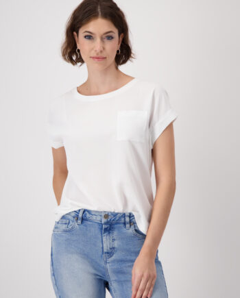 Monari Basic-Blusenshirt, off-white