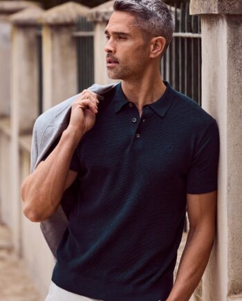 LERROS Leichtes Sommer-Strick-Polo
