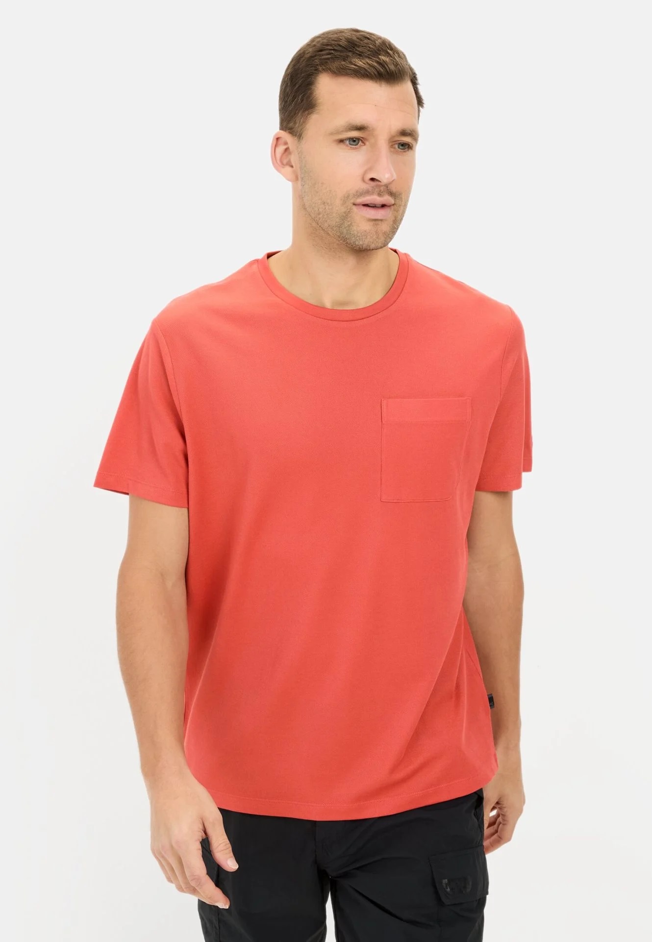 Camel active T-Shirt mit Brusttasche