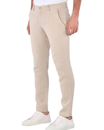 ALBERTO Leinenhose LOU-J - Pure Linen, nature