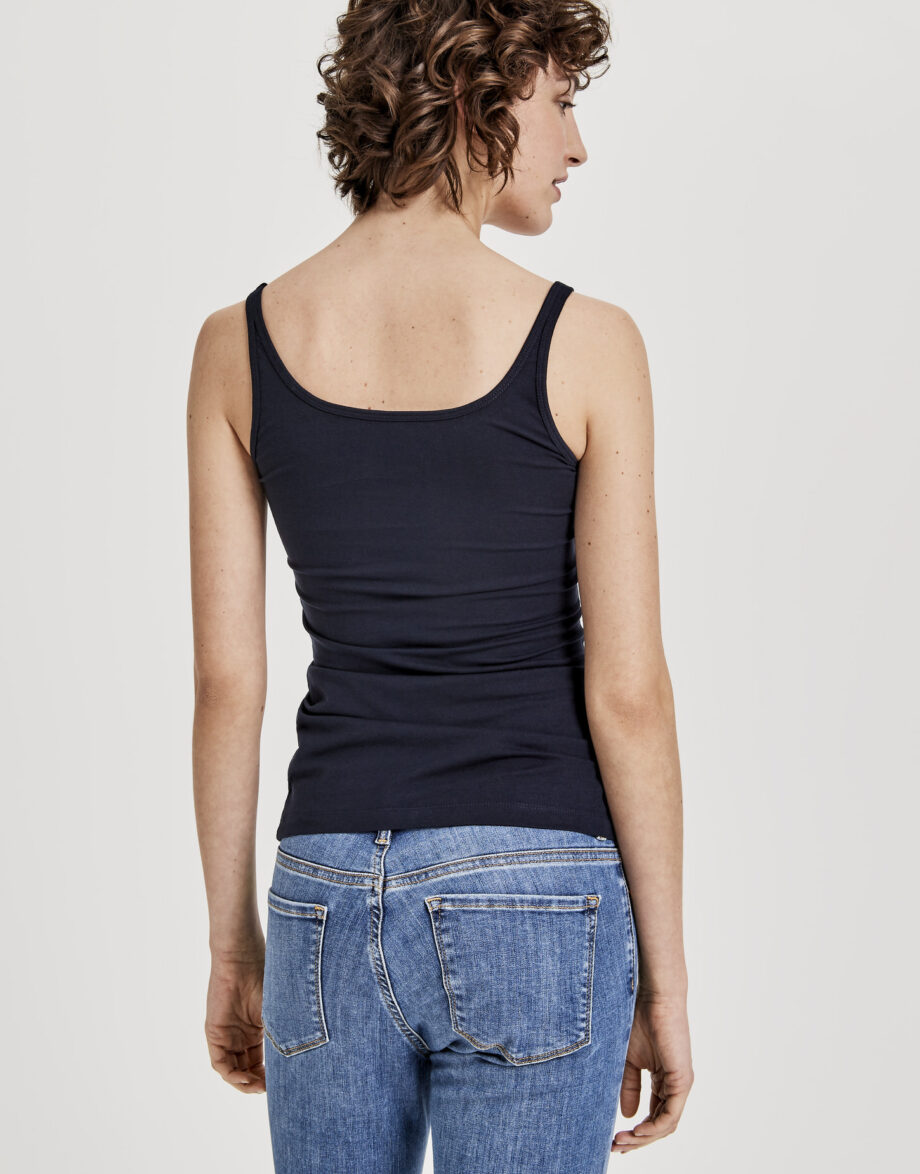 OPUS INA Slim Trägertop aus stretchigem BCI Cotton Mix