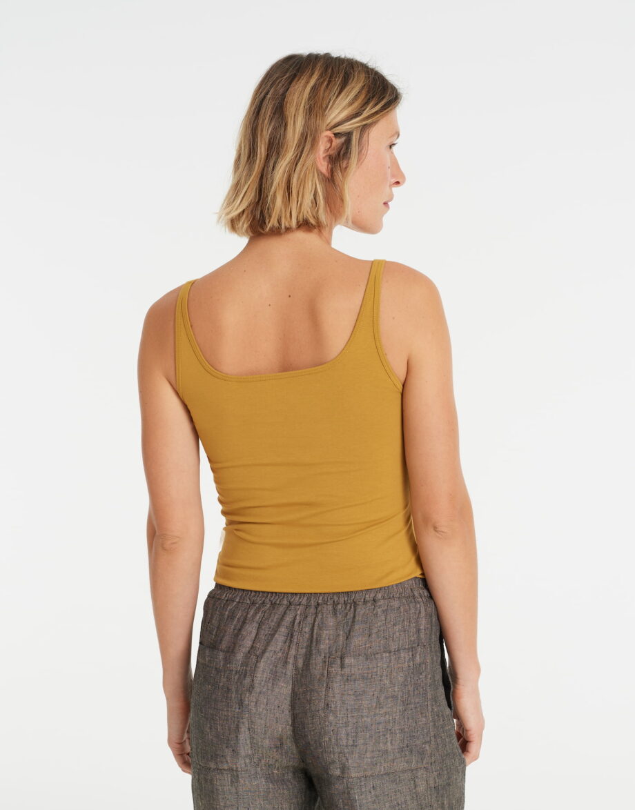 OPUS INA Slim Trägertop aus stretchigem BCI Cotton Mix