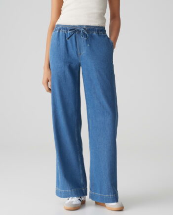 OPUS MIVA PALAZZO FRENCH Wide Jogpants aus Lyocell Mix
