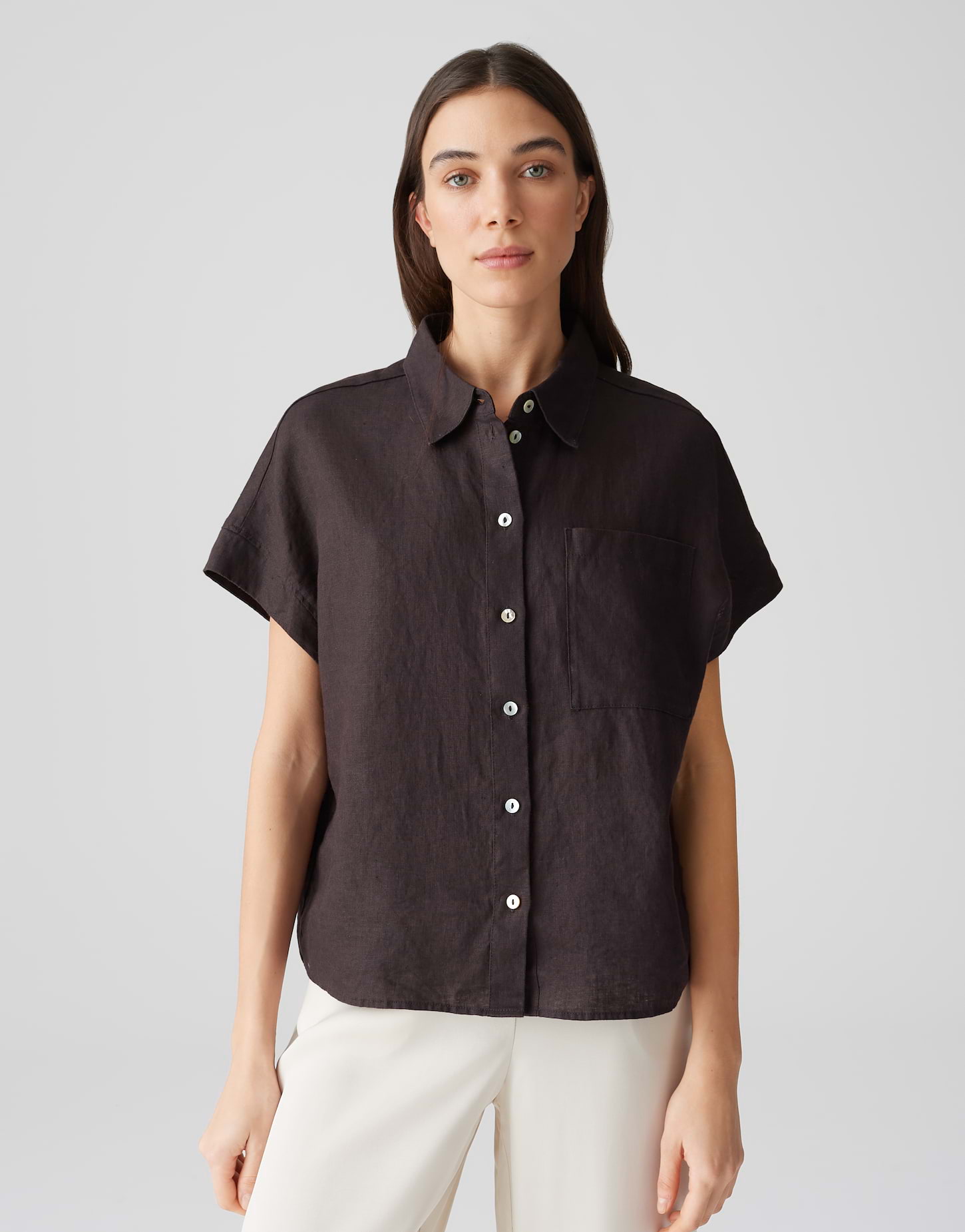 OPUS · Summer FELISA Regular Hemdbluse aus Leinen