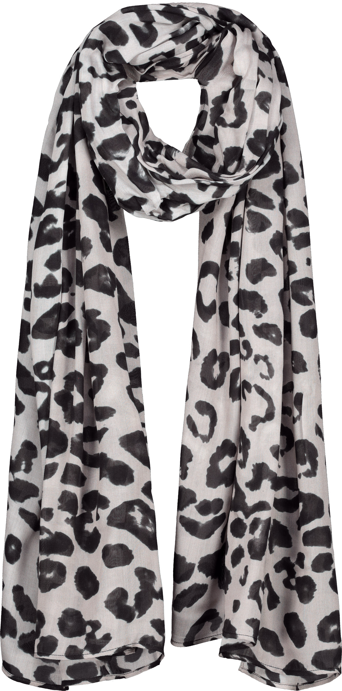 Monari Schal, greige gemustert