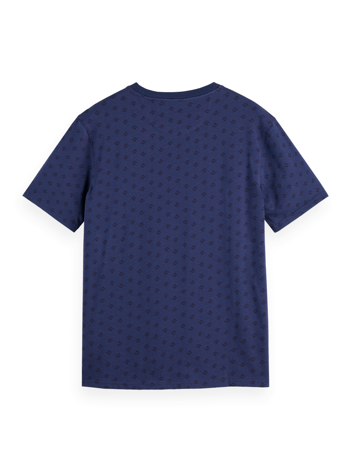 Scotch & Soda Regular Fit Micro AOP T-shirt, NAVY