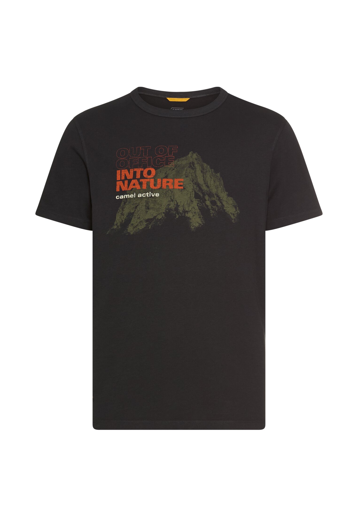 Camel active T-Shirt aus reiner Baumwolle