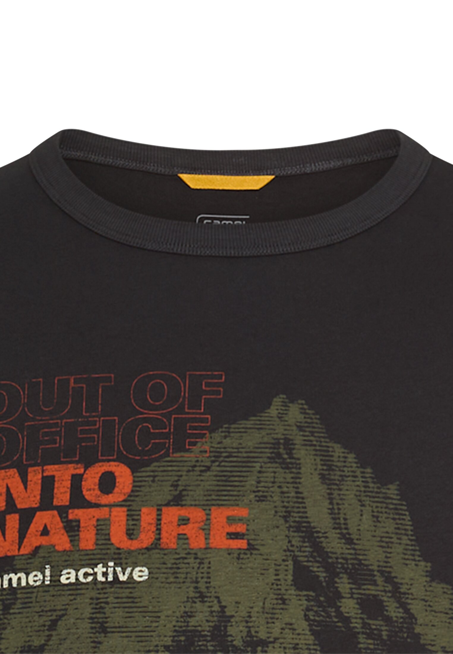 Camel active T-Shirt aus reiner Baumwolle