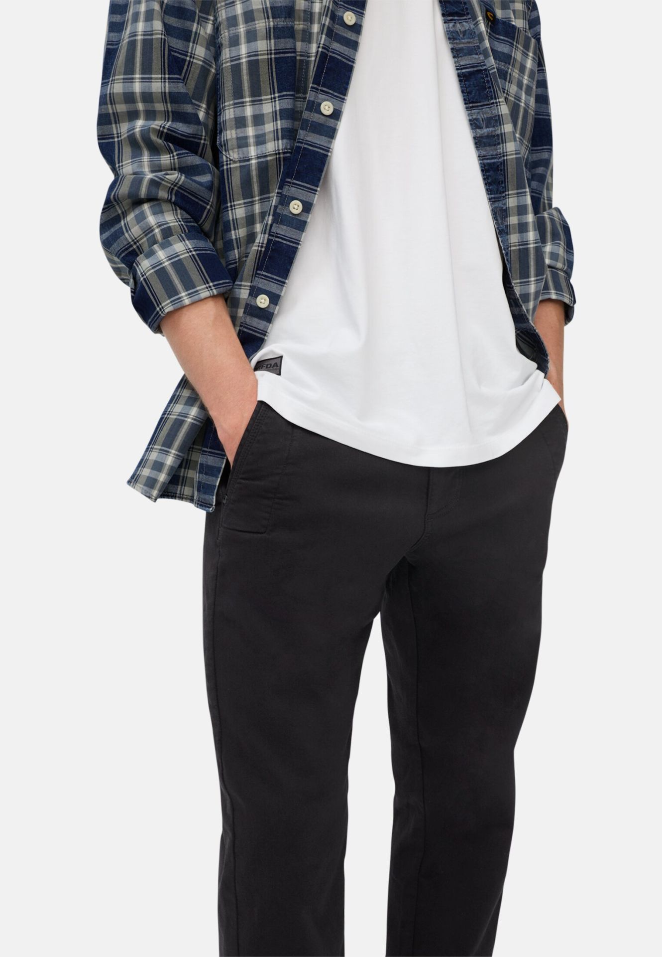 Camel active fleXXXactive® Chino Regular Fit aus Baumwollmix