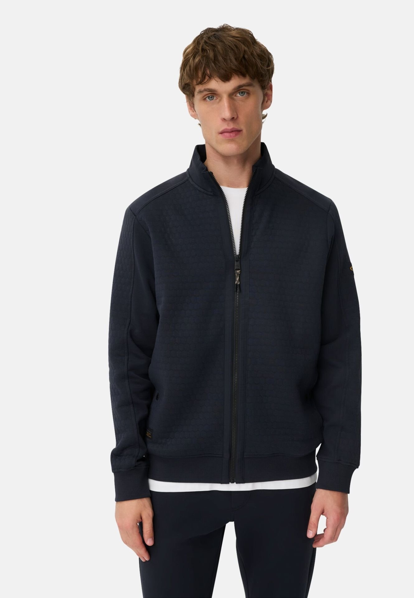 Camel active Sweatjacke aus Baumwollmix