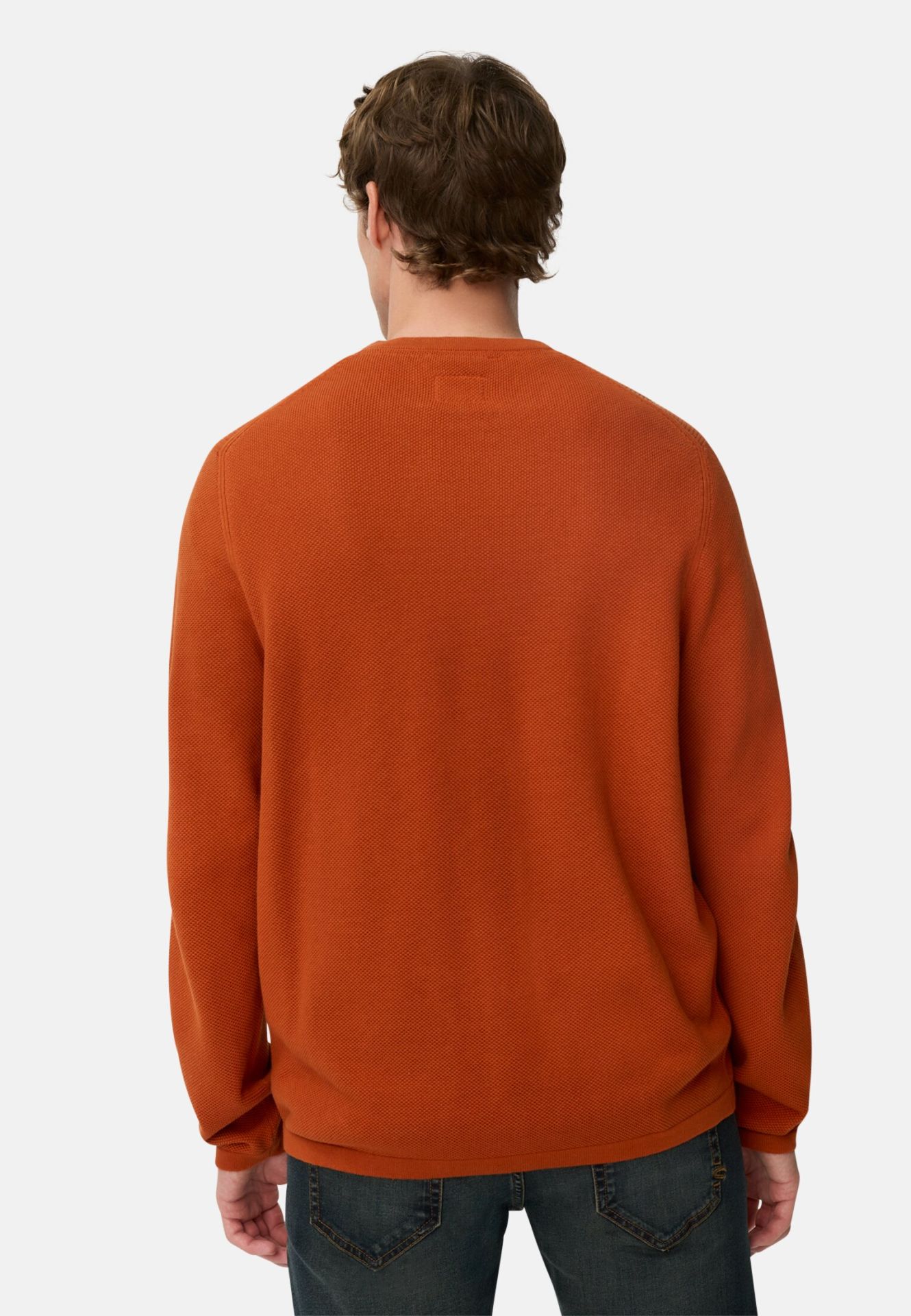 Camel active Pullover aus reiner Baumwolle