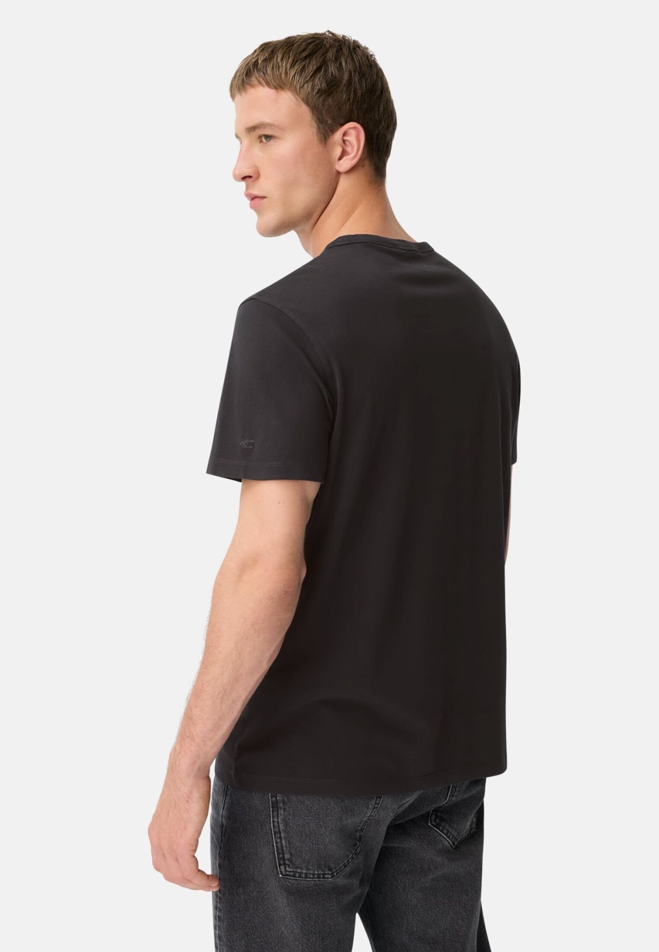 Camel active T-Shirt aus reiner Baumwolle