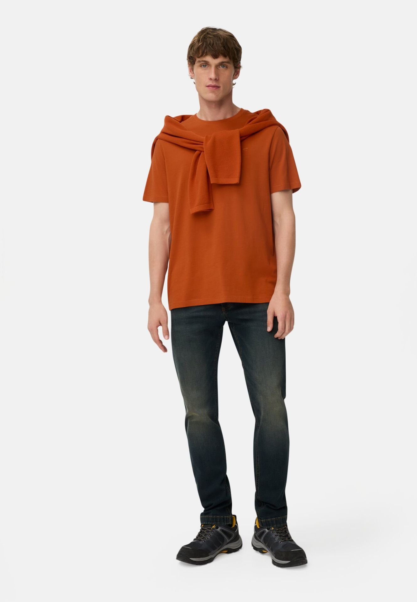 Camel active T-Shirt aus reiner Baumwolle