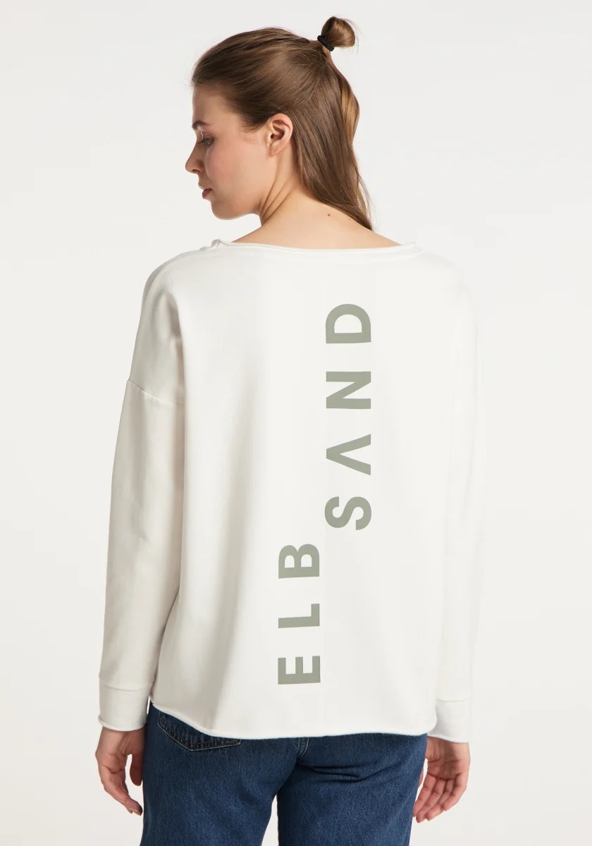 Elbsand ESW_Riane Sweatshirt, Cloud white